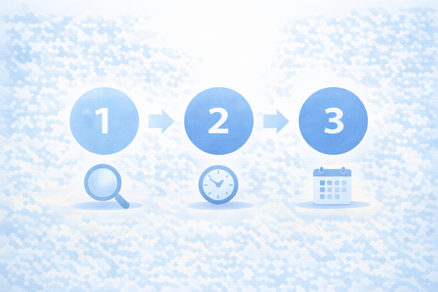 3ステップで決める手順